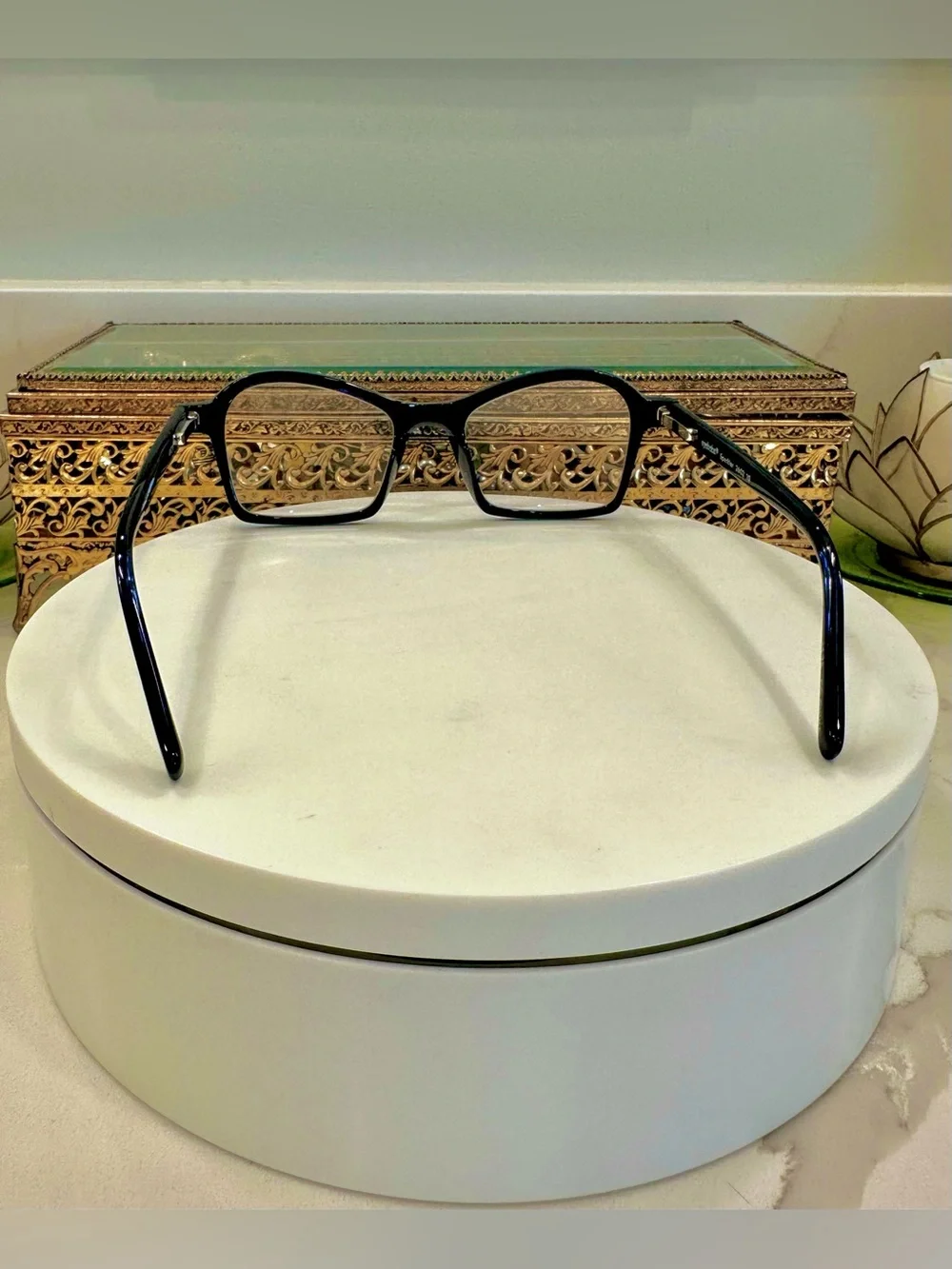 Eyebobs Sparkler Deep Blue Transparent Reading Glasses/Eyeglasses VGUC +1.75